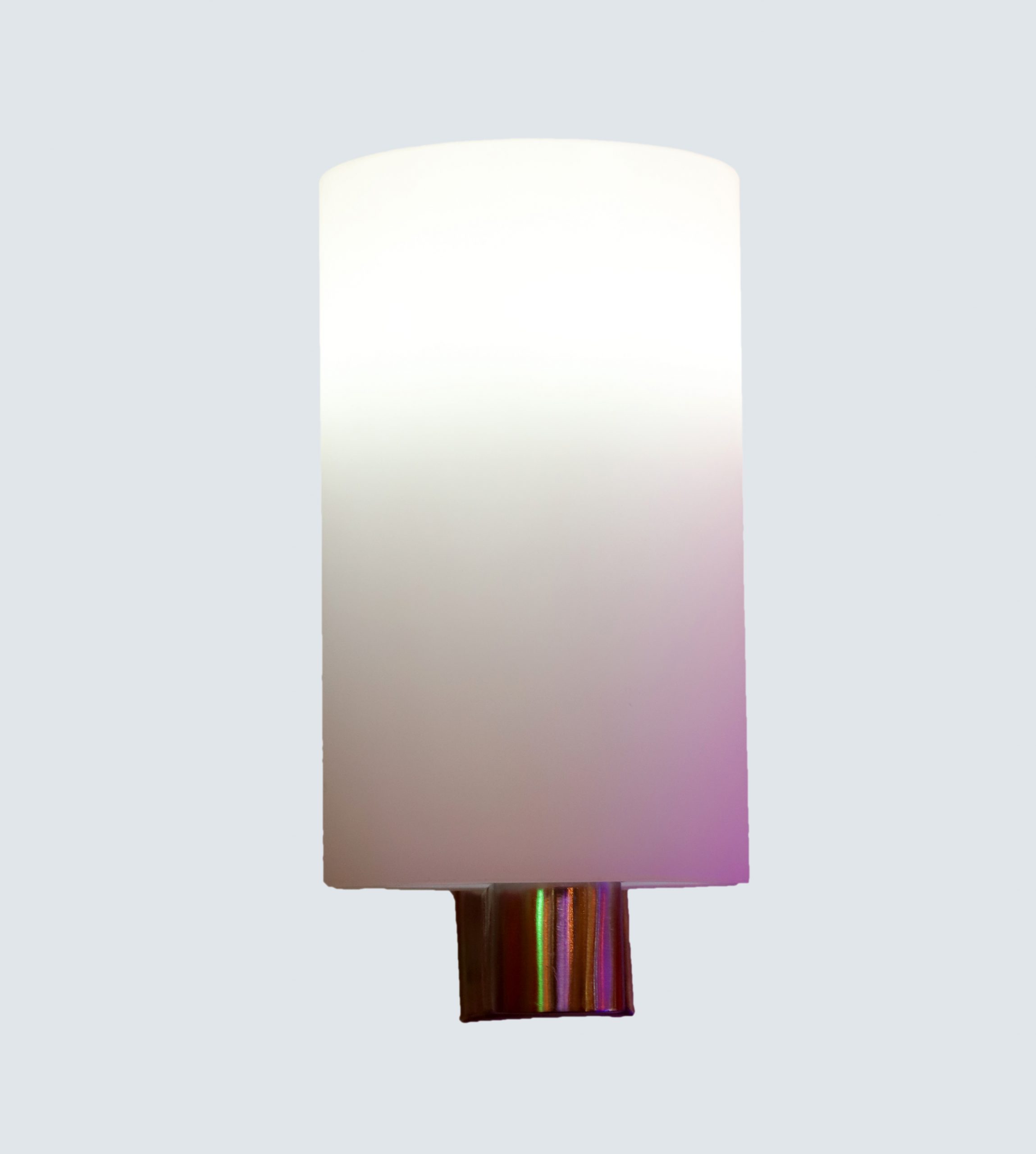 Light n Décor - Single wall lamp in glass with glossy aluminium